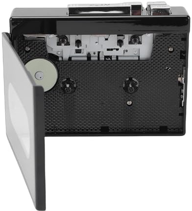TIKATARER Lettore di Cassette Bluetooth, Convertitore Portatile retrò da Cassette a MP3, Dispositivo Audio Vintage con Radio FM e Registrazione USB, Ideale per Casa, Esterni, Auto e Viaggi