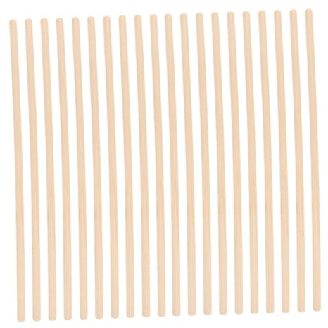 Kichvoe Modanatura Legno Triangolare 20 Pezzi 6Mmx30Cm per Rifinitura Zanzariere e Decorazione Fai-da-Te per Ambienti Interni ed Esterni