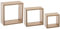 JJA 5 Five Simply Smart Set mit 3 Wandregalen in Würfelform, Chene (L x T x H): 15 x 9 x 15 cm, L 20 x T 9 x H 20 cm, L 25 x T 9 x H 25 cm