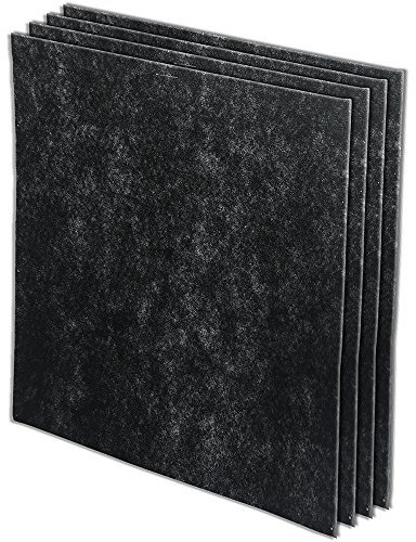 Whirlpool 8171510K (8171510), 4-Pack (Extra Large), 1-Full Year Supply Charcoal Carbon-Based Pre-Filters, For Air Purifier Model WP1000 and WPPRO2000, 17.9x17.7 inch