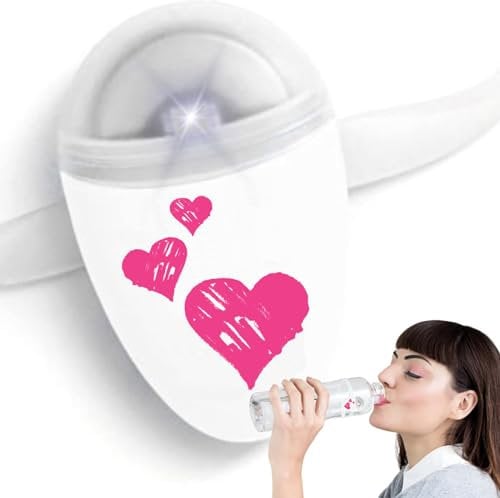 ULLA Trinkerinnerung Alarm, Drinking Water Reminder, Smart Light for Water Bottle, Universal Fit, Lights Up When Time to Drink, Hidden Smart Water Bottle Reminder for Drinking