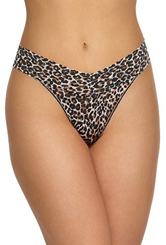 hanky panky, Signature Lace Original Rise Thong, One Size (4-14), Leopard