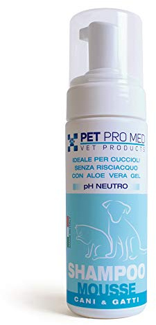 Virosac PetProMed Shampooing Mousse Idéal pour Le Manteau de Chiens et Chats, 150 ML