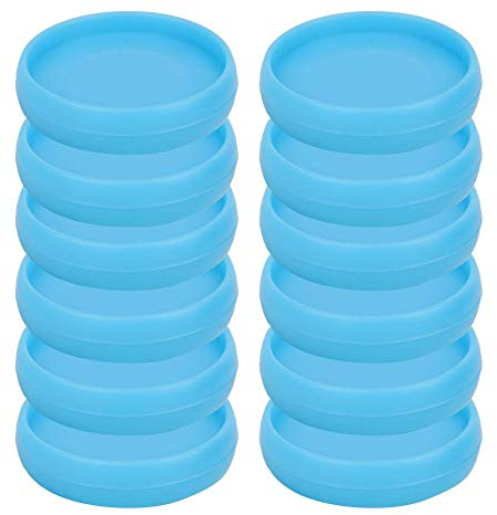 Candy Farbe Disc Bindering, 12 Stücke DIY Pilz Loch Disc Bindering Loose Leaf Notebook Binder für DIY Notebook Binder Möbel Büro Schulbedarf Blau 20mm Bindering