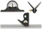 Axminster Precision Combination Square Set 300mm (4 Piece)