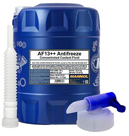 MANNOL 20 Liter, AF13++ KÜHLERFROSTSCHUTZ Konzentrat G13+ Violett
