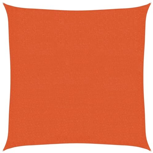 vidaXL Sonnensegel 160 g/m² Orange 2,5x2,5 m HDPE