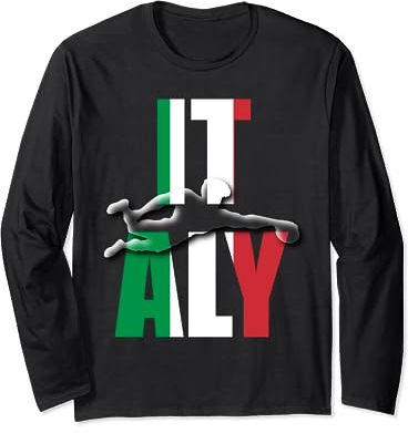 Italien Rugby Langarmshirt