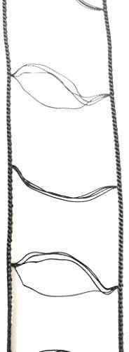 Ladder String Tape for 2 Blinds (Pitch: 44mmX55mm) - Black