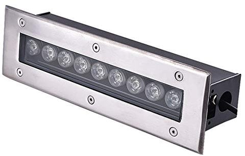 Faretti da Incasso for Esterni Luce interrata rettangolare all'aperto Lampada da terra da giardino impermeabile Illuminazione del percorso Progetto illuminotecnico luci da terra for esterno ( Colore :