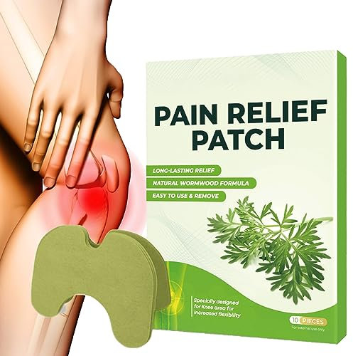 Schmerzlinderung Patch,Wärmepflaster Pain Relief Patch,Knieschmerzlinderungspflaster,Schmerzlinderungspflaste,Selbsterhitzender Wermutaufkleber für Hals Knie Muskeln Gelenke Schmerzen Schmerzen,10pcs
