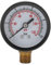 Tissting Vakuum Manometer G1/4 Zoll Gewinde 0–150 Psi / 0-10 Bar Dual Skala 50mm Durchmesser Vakuummeter Vertikale Untere Montage Manometer für Wasser Luft Öl Gas