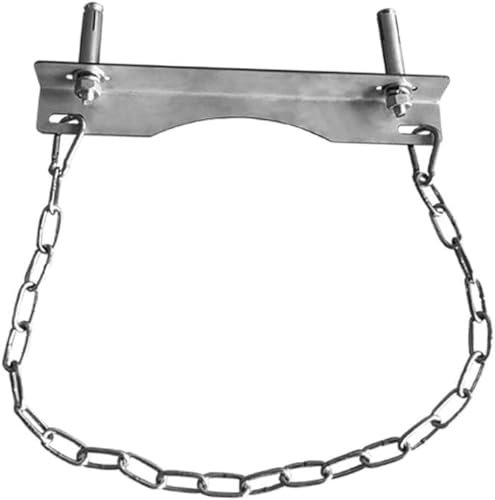 Soporte de cilindro de gas de metal Soporte de tanque Soporte de cadena de seguridad Soporte de pared Individual Cilindros comprimidos Montados en la pared Soporte de pared para tanque de gas