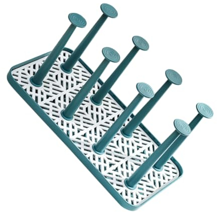 TOPBATHY Flaschentrockenständer Aus Pp-Material Leicht Und Praktisch Mit Hervorragender Textur Zum Trocknen Und Aufbewahren Von Flaschen Sparen Sie Platz Und Halten Sie Ordnung Im Bad Küche