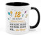 Tarklanda Tasse 18. Geburtstagsgeschenke Tasse mit Spruch 18 ab jetzt Erwachsen! Keramik Kaffeetasse für Junge Mädchen Geschenkideen zum 18. Geburtstag für Sohn und Tochter (Schwarz)