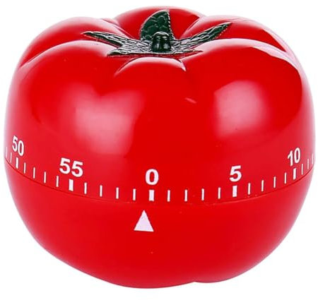 Tomate Küchentimer, 60 Minuten Countdown Timer Küchenuhr Timer Digital für Küche Kochen Backen zum Lernen/Spielen/Kochen