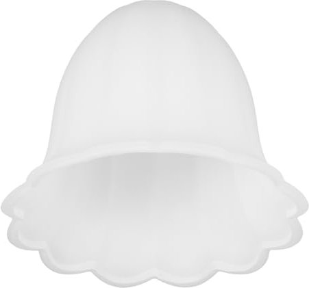 ANDRESLAD Abat-jour Verre Forme de Fleur pour Lampe Suspendue Éclairage Doux et Moderne pour Chambre Salle à Manger et Salon Couvercle de Lampe et Facile à Installer