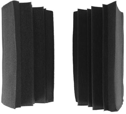 HWJFDC Wandpaneele Akustikschaumstoff, Bass Trap Studio Foam, 12er-Pack, 30,5 x 17,8 x 17,8 cm, schalldichte Polsterung, Wandpaneele, Eckblock-Finish