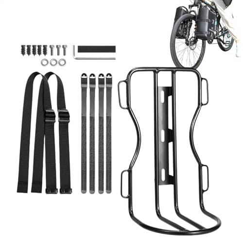 Luggage Carrier Rack | Front Fork Touring Carrier Stand | Suspension Design Rack | Carrier for City Ro Suspension Design Carrier Racks for City Bikes, Road Bikes, Mountain Bikes