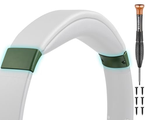 SOULWIT Headband Side Cover Slider for Bose QuietComfort 35 & QC35 II (QC35ii)/QC45/QuietComfort SE (QC SE)/Quiet Comfort Wireless Headphones, Replacement End Caps Repair Kit - Cypress Green