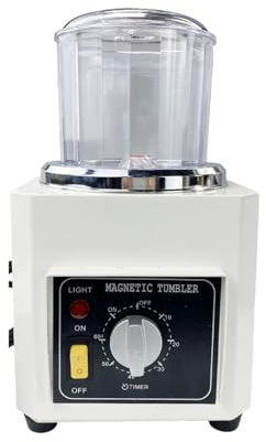 Poliermaschine für Edelsteine, KT-90 Magnetische Poliermaschine, Tumbler AC Mini Diy Schmuck Polierer Finishing Reinigungswerkzeug