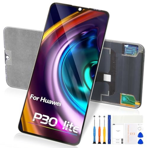 Pantalla LCD para Huawei P30 Lite/Nova 4E, Pantalla para P30 Lite 2019 Pantalla Táctil Screen MAR-L01A MAR-L21A MAR-LX1A Reemplazo Pantalla de Cristal Digitalizador Asamblea con Kit de reparación