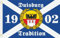 U24 Flagge Fahne Duisburg Tradition 1902 Hissflagge 90 x 150 cm