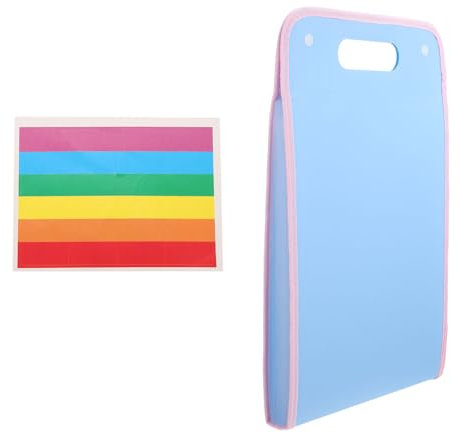 HAPINARY Lagiger Fächermappe Ordner Aktenfolder Mit Vielseitigen Fächern Leichte Tragbare Dokumententasche Für Büroaufbewahrung Und Reiseunterlagen Hochwertiger Kunststoff Organizer Tasche