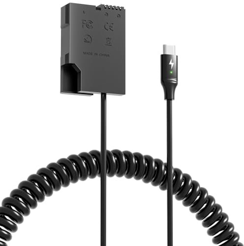 F1TP EP-5A DC Coupler Kit EH-5 USB-C Power Adapter, Replce EN-EL14/EN-EL14a Battery for Nikon D3100 D3300 D3400 D3500 D5200 D5300 D5500 D5600 Df, Coolpix P7000 P7100 P7700 D7800 Cameras