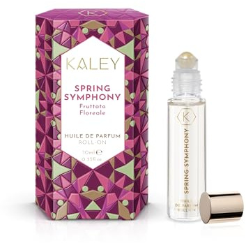 Kaley Roll-On Spring Symphony, fruchtiger und blumiger Duft, 10 ml, hergestellt in Italien