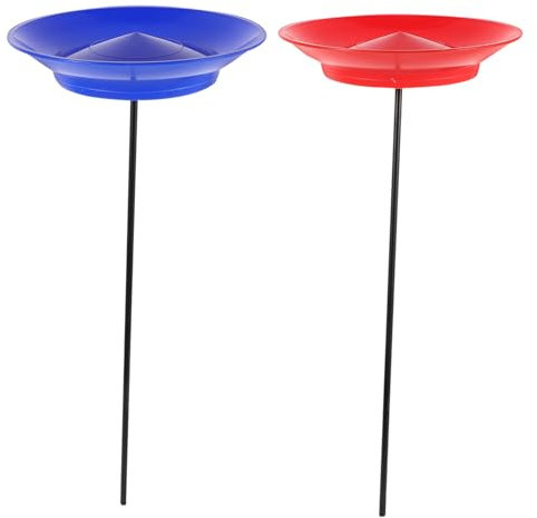HANABASS 2sätze Teiliges Jonglier Drehenden Tellern Und Stäben Outdoor-Spielzeug Zur Motorischer Fähigkeiten Für Familien Und Aufführungen