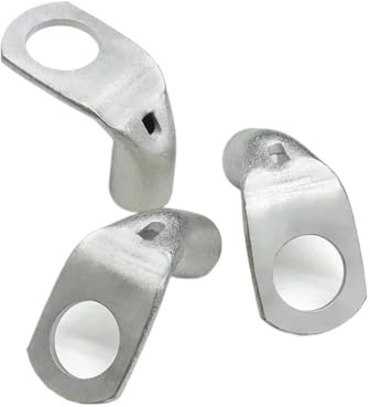 50pcs Tinned Copper L-Type Wire Terminal Connectors - 90 Degree Bend Crimp Cable Lugs for T6, T10, T16, T25 Models(T6*6)