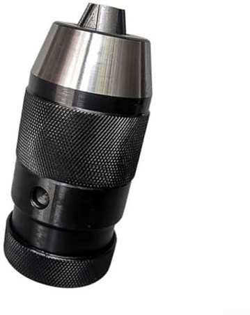 Oniissy Industrielles selbstspannendes Bohrfutter B10-B22 Keyless Taper für CNC-Drehmaschine Fräsmaschine Bohrpresse Qualitätsstahlkonstruktion (B12)