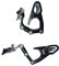Adjustable Copy Holder Clip – Flexiable Docments Holder - Handy Artist Supplies Holder Canvas Clamp,Pack of 2 (Black)