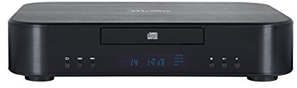 McGee CD-M1 CD-Player Black Edition, Wiedergabe von Audio-CD, integrierter Burr Brown D/A-Wandler, Aluminium-Gehäuse, Fernbedienung, schwarz