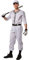 dressforfun Herrenkostüm Baseball | Langärmeliges, gestreiftes Oberteil mit Baseball-Applikation | Lange, gestreifte Hose | Inkl. Gürtel und Socken (XL | Nr. 301812)