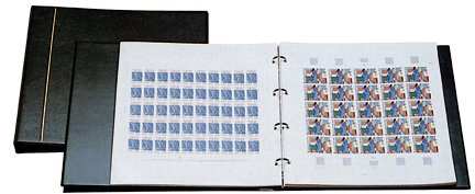 SAFE 1250 Album für ganze Briefmarken-Bogen mit 10 beidseitig nutzbaren, weissen Einsteckblättern