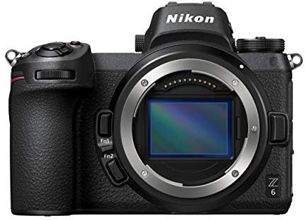 Nikon Z 6 Spiegellose Vollformat-Kamera mit Nikon FTZ-Adapter (24,5 MP, 12 Bilder pro Sek., 5 Achsen-Bildstabilisator, OLED-Sucher mit 3,69 Millionen Bildpunkten, AF mit 273 Messfeldern, 4K UHD Video)