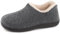 ULTRAIDEAS morbide Pantofole da Donna in Memory Foam con Retro Chiuso con Calda Fodera in Pile, Scarpe da casa in Cotone Misto Lana con Suola in Gomma Antiscivolo per Interni all'aperto, grigio, 41EU
