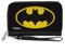 DC Comics Batman-Klassiker-Logo-Schwarz-Zip in der Kupplungs-Geldbeutel