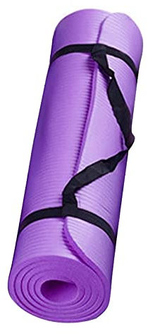Dantazz Yogamatte Gymnastikmatte Fitness Matte Pilatesmatte Kleine Yogamatte-rutschfest Verdickte Sportmatte-Dicke und langlebige, für Yoga Fitness Gymnastik 60x25x1,5cm (Lila)