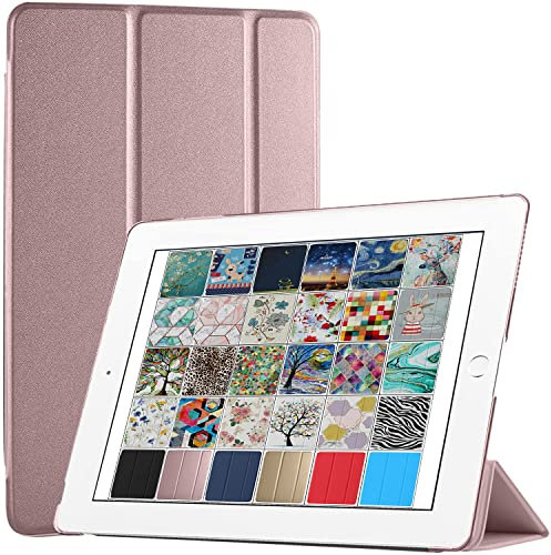 DuraSafe Cases iPad PRO 12.9 Inch 2017 2 Generation [ Pro 12.9 2nd ] MQEF2LL/A MQED2LL/A MQEE2LL/A MQDC2LL/A MQDD2LL/A MQDA2LL/A Protective PC Magnetic Stand Cover - Copper Golden