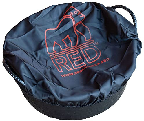 Red Gorilla Fabric Tub Cover (M-L) (Black)