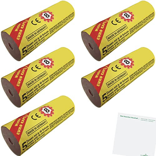 usy 8 Schuss Munition für Wicke Euro Caps Revolver (5er Pack) Block