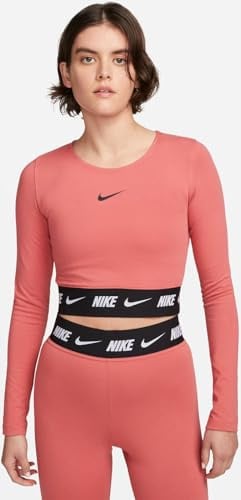 Nike Damen NSW Crop Tape Ls Top T-Shirt