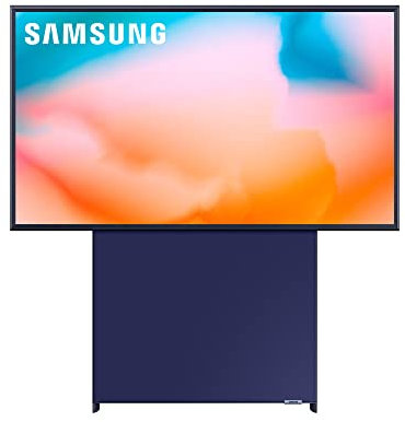 Samsung TV QE43LS05BAUXZT The Sero, Smart TV 43 Serie LS05B, QLED 4K UHD, Alexa e Google Assistant integrate, Blue White, 2022, DVB-T2 (Ricondizionato)
