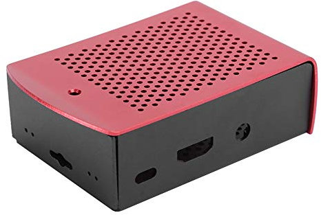 3/2/ B/B+ Case, Metal Motherboard Shell Aluminum Alloy Case Motherboard Accessory for (Red)