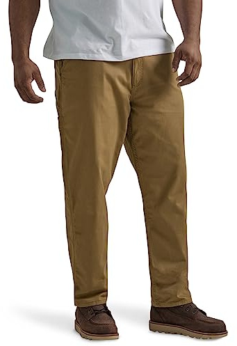 Lee Herren Big & Tall Legendary Workwear Carpenter Jeans, Dunkles Khaki, 54W / 30L