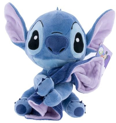 pabuTEL-Bundle Stitch mit Kuscheldecke (abnehmbar) Kuscheltier/Plüschtier Lilo & Stitch | Größe 22cm