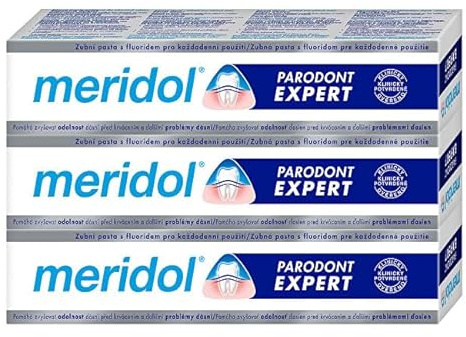 Toothpaste Against Bleeding Gums and Parodontitis Paradont Expert Tripack 3 x 75 ml